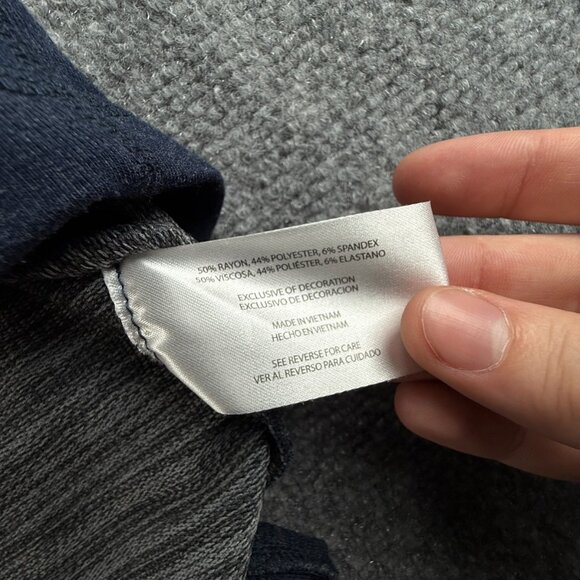 Orvis 1/4 Zip Sweatshirt Men 2XL Blue Soft Stretch Lightweight Rayon Blend Adult - Picture 12 of 13